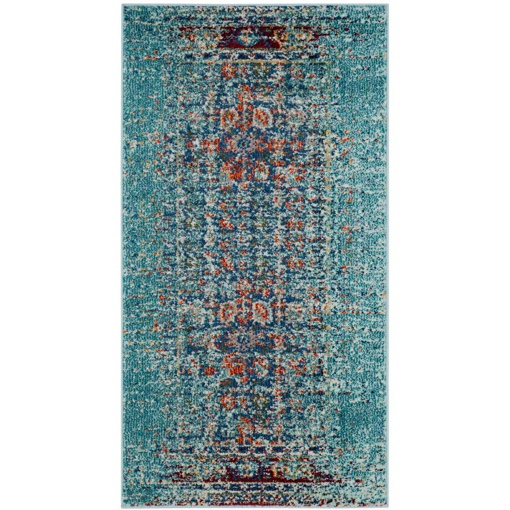 Safavieh Monaco Rug Collection MNC208J - Blue / Multi