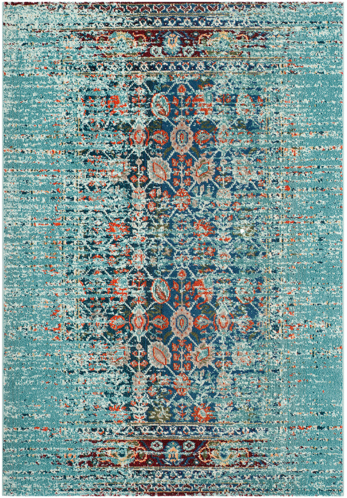 Safavieh Monaco Rug Collection MNC208J - Blue / Multi