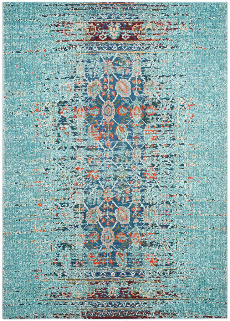 Safavieh Monaco Rug Collection MNC208J - Blue / Multi