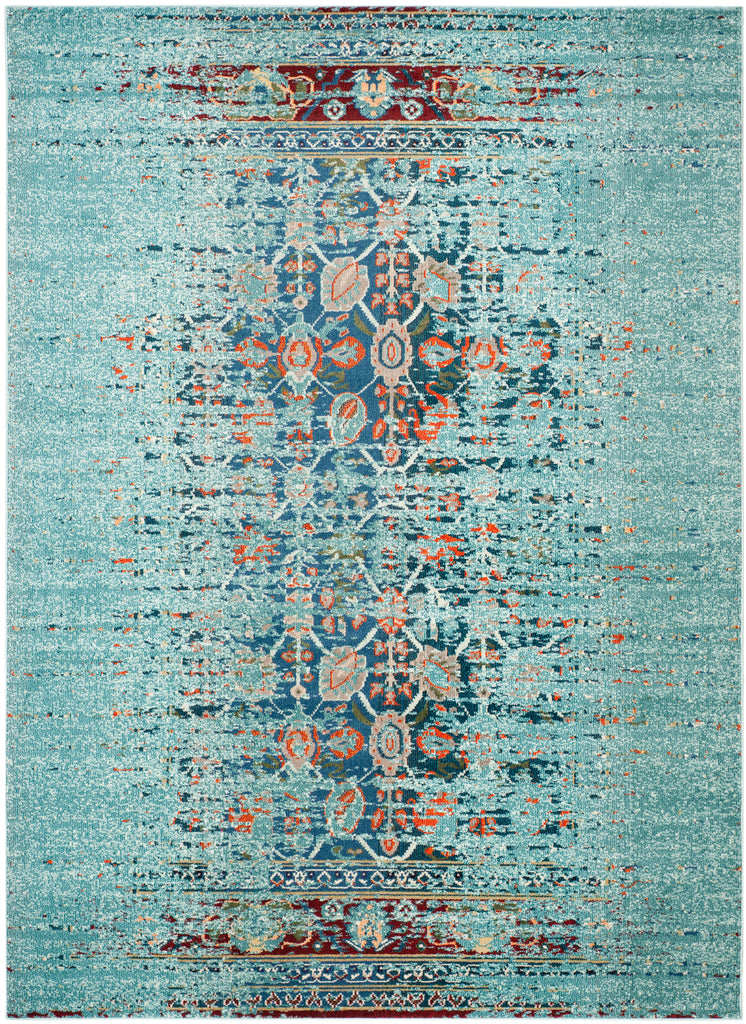 Safavieh Monaco Rug Collection MNC208J - Blue / Multi