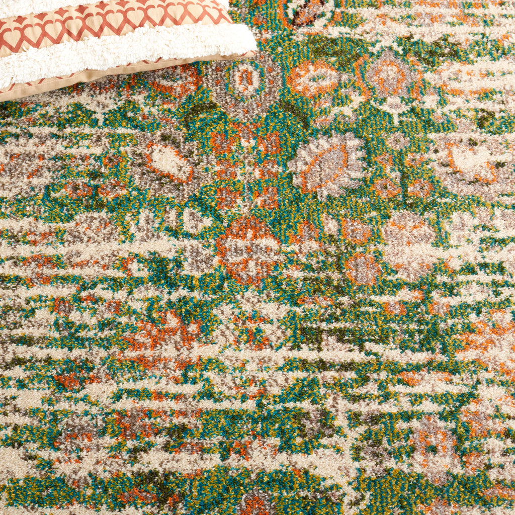 Safavieh Monaco Rug Collection: MNC208Y - Green / Ivory