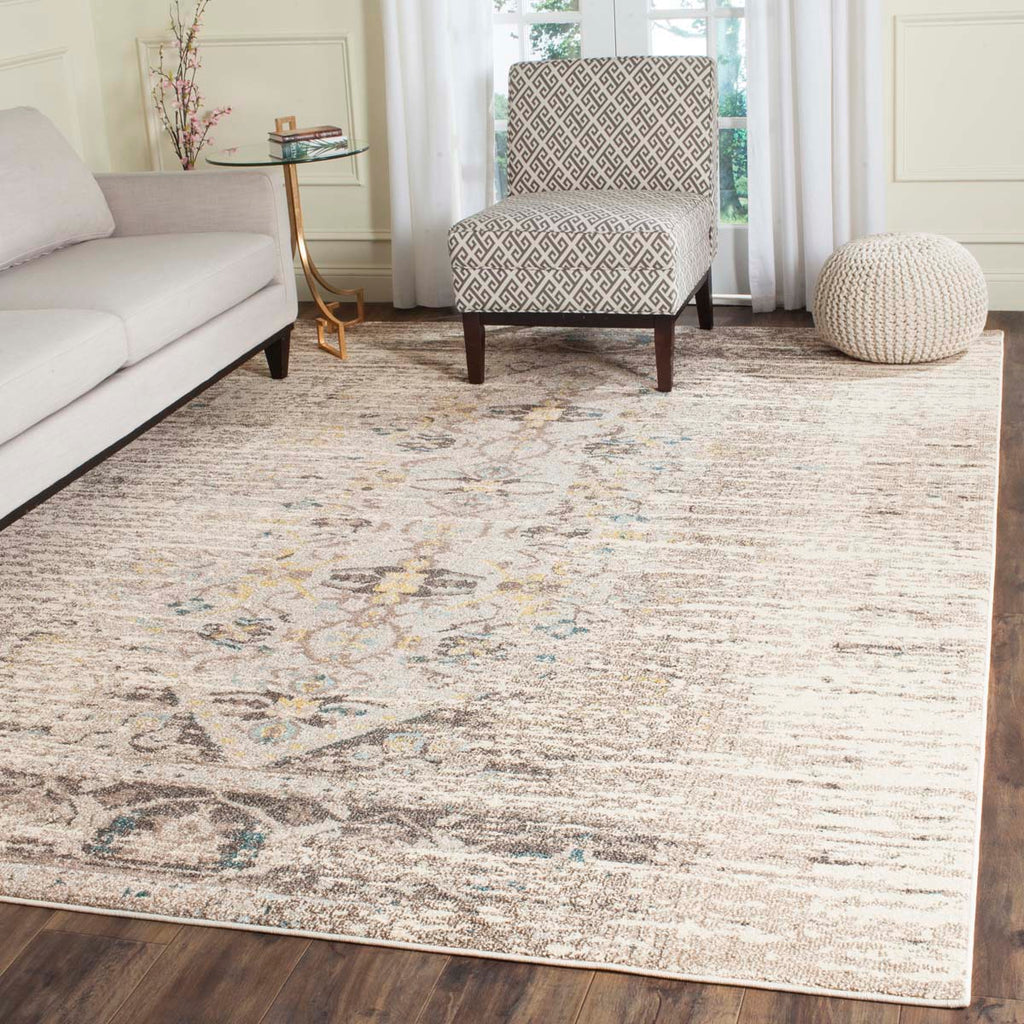 Safavieh Monaco Rug Collection MNC209G - Grey / Multi