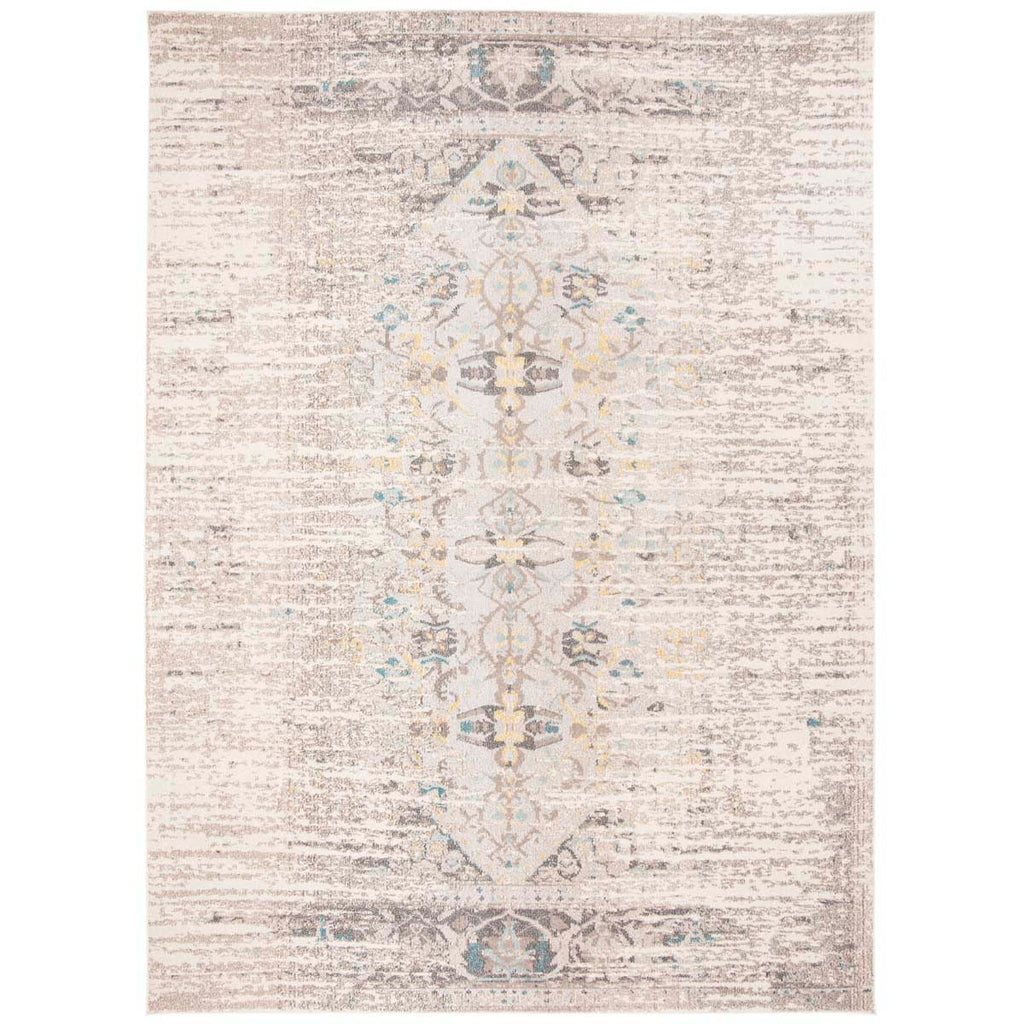 Safavieh Monaco Rug Collection MNC209G - Grey / Multi