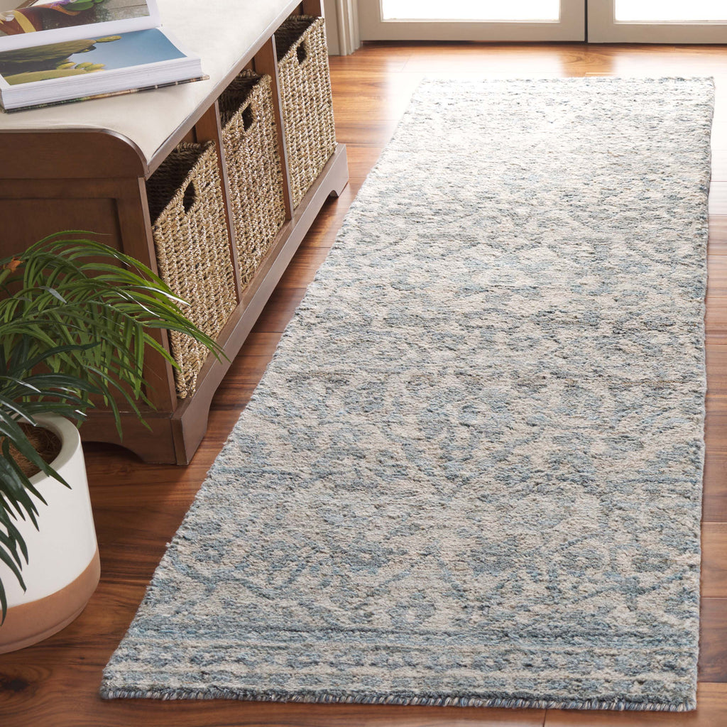 Safavieh Marquee Rug Collection: MRQ109M - Blue / Grey