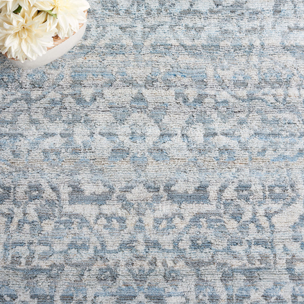 Safavieh Marquee Rug Collection: MRQ109M - Blue / Grey