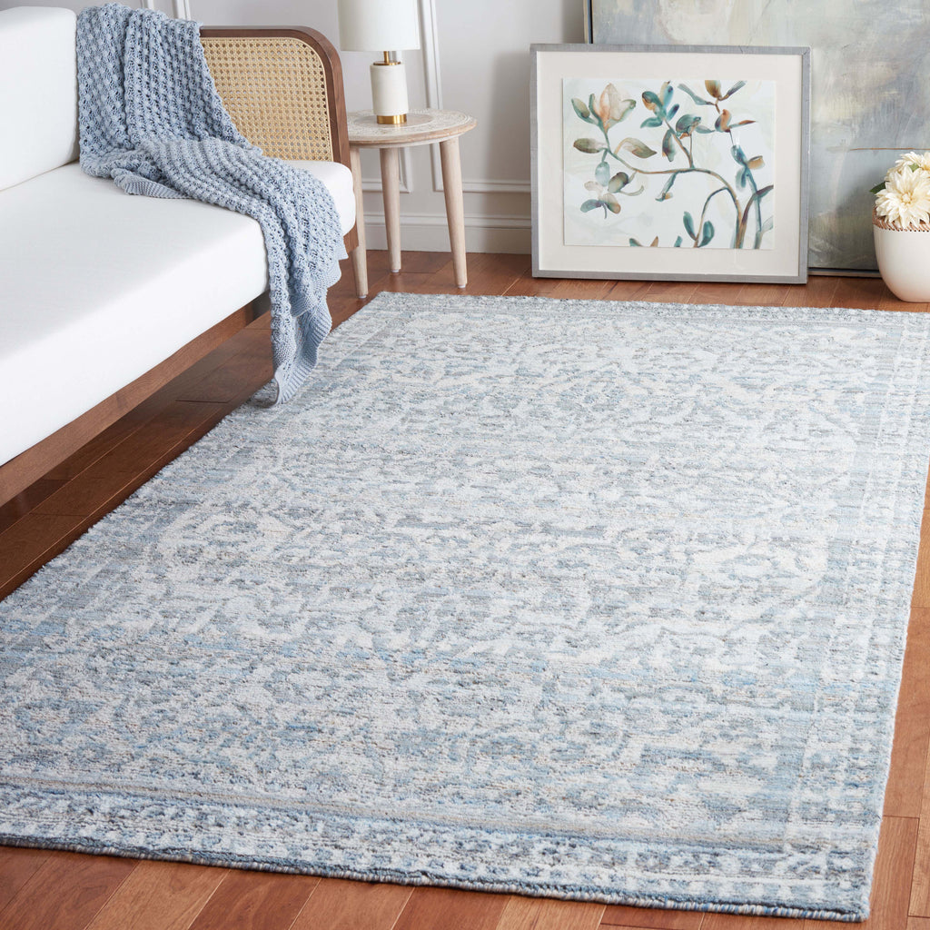 Safavieh Marquee Rug Collection: MRQ109M - Blue / Grey