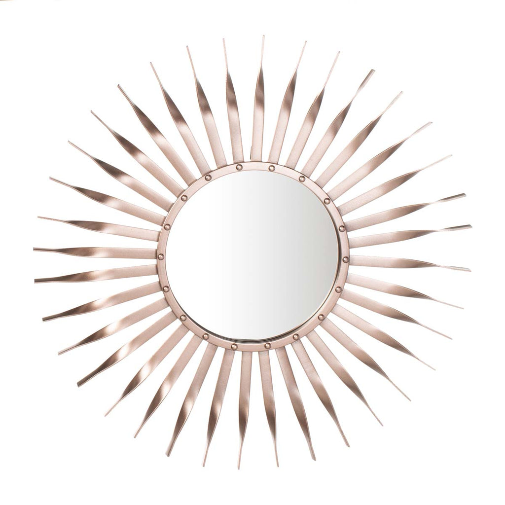 Safavieh Marlene Sunburst Mirror - Rose Gold