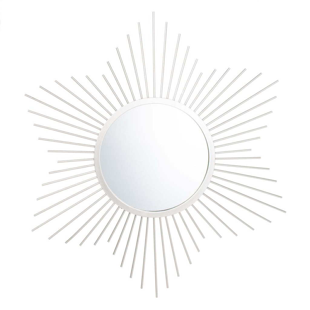 Safavieh River Sunburst Mirror - Silver