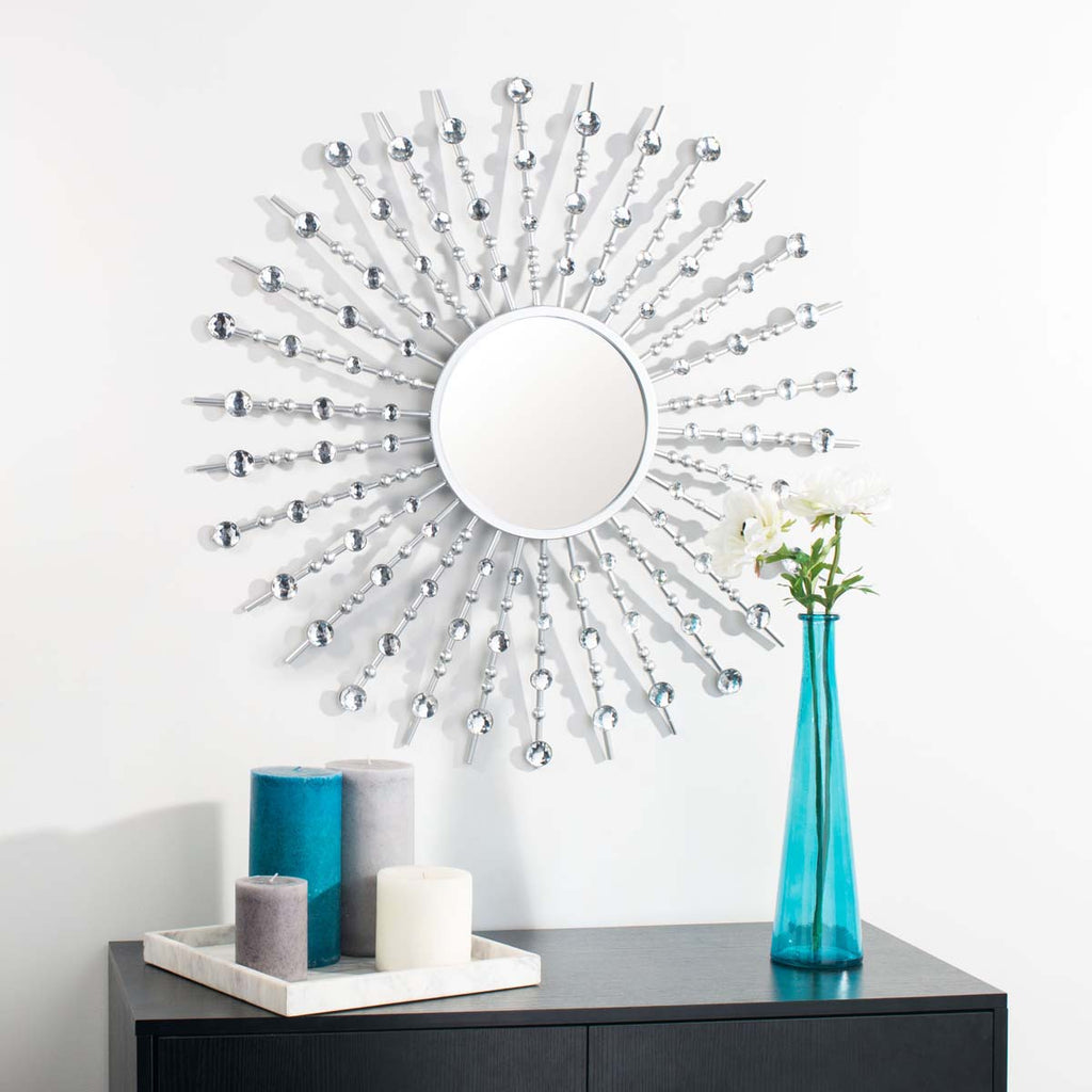 Safavieh Ariela Sunburst Mirror - Silver