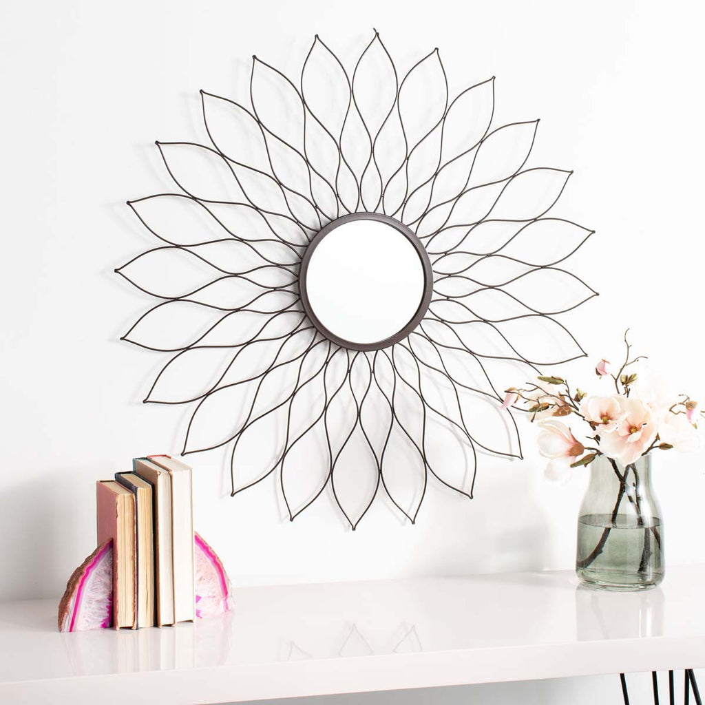 Safavieh Ravin Sunburst Mirror - Champagne