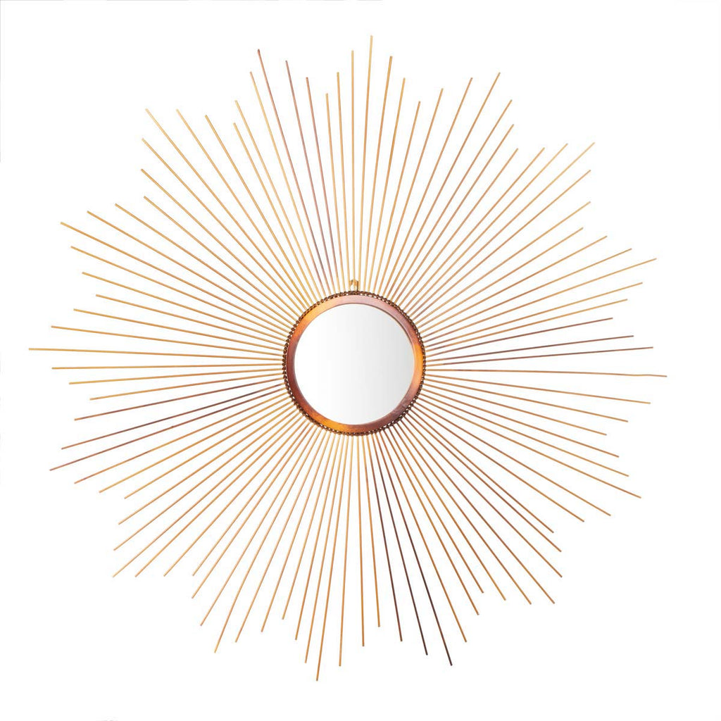 Safavieh Arlo Sunburst Mirror - Copper