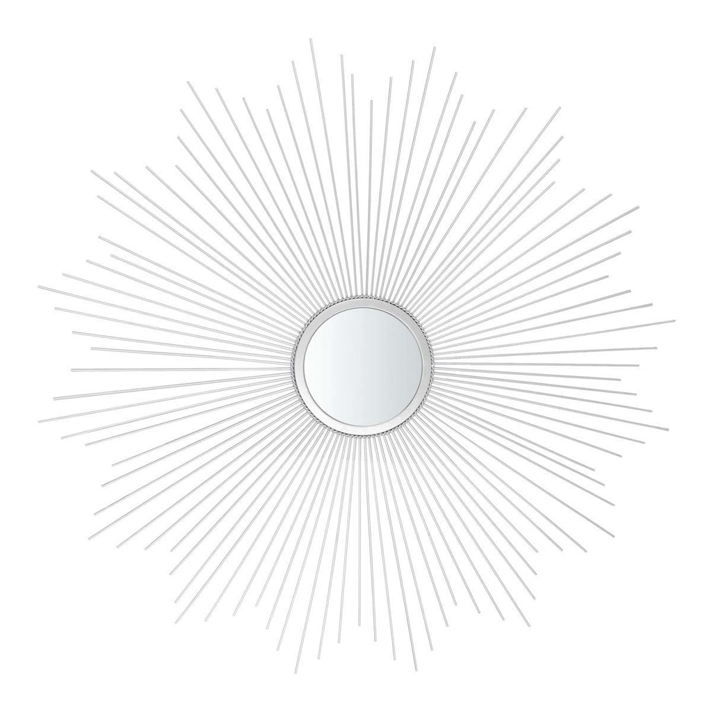 Safavieh Arlo Sunburst Mirror - Silver