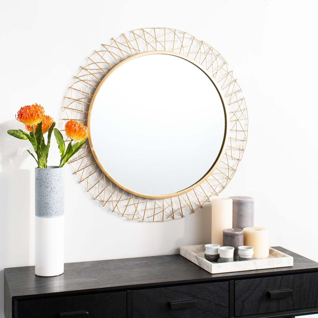 Safavieh Elsie Mirror - Gold