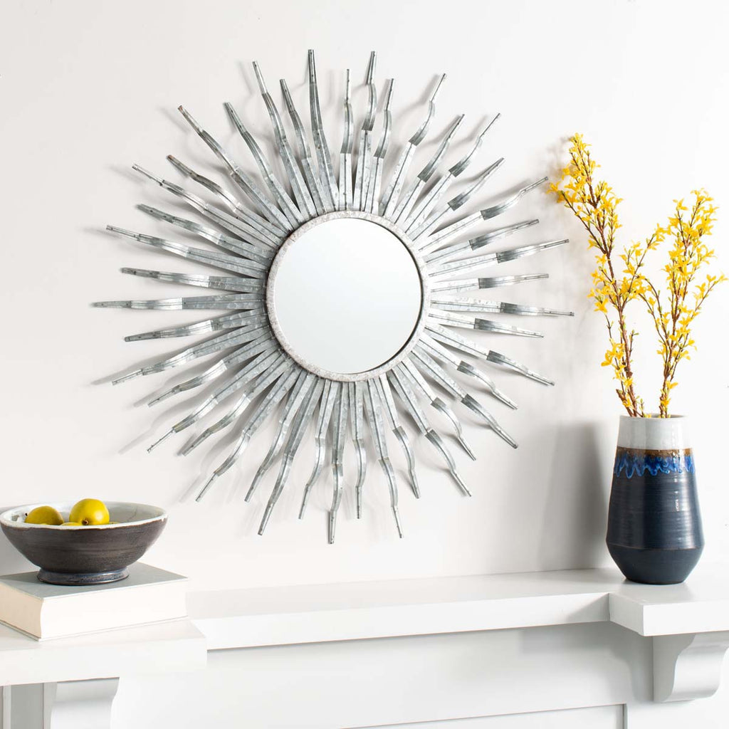 Safavieh Naya Sunburst Mirror - Silver