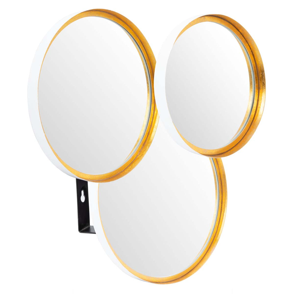 Safavieh Loni Mirror - Gold Foil/white