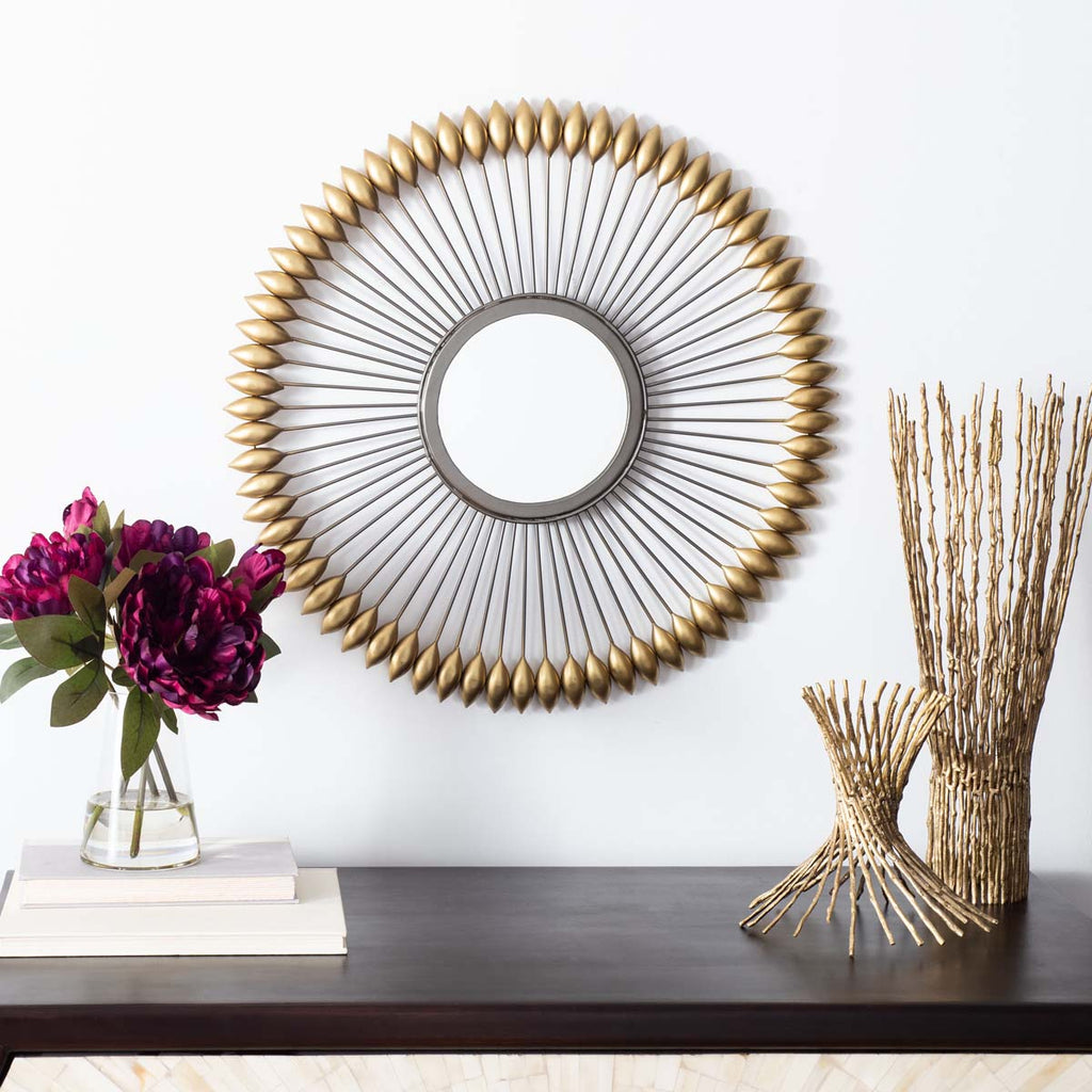 Safavieh Rulan Mirror - Zinc/gold