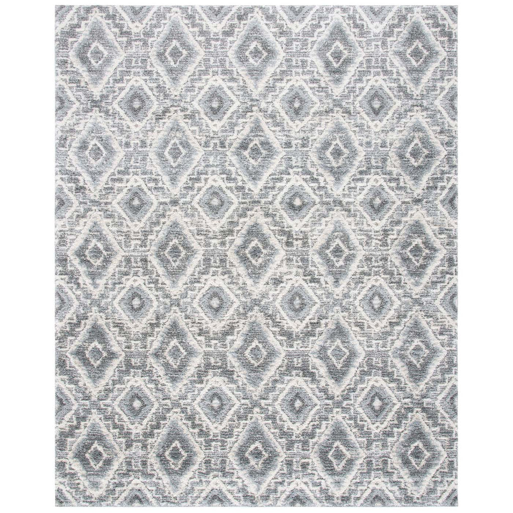 Martha Stewart Rug Collection: MSR0781H - Dark Grey / Light Grey