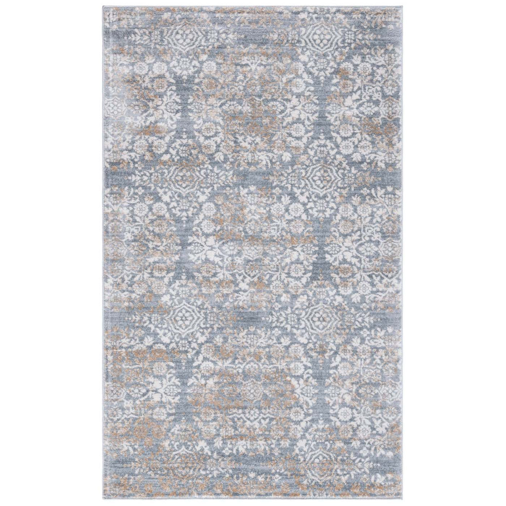 Martha Stewart Rug Collection: MSR0958G - Silver / Ivory