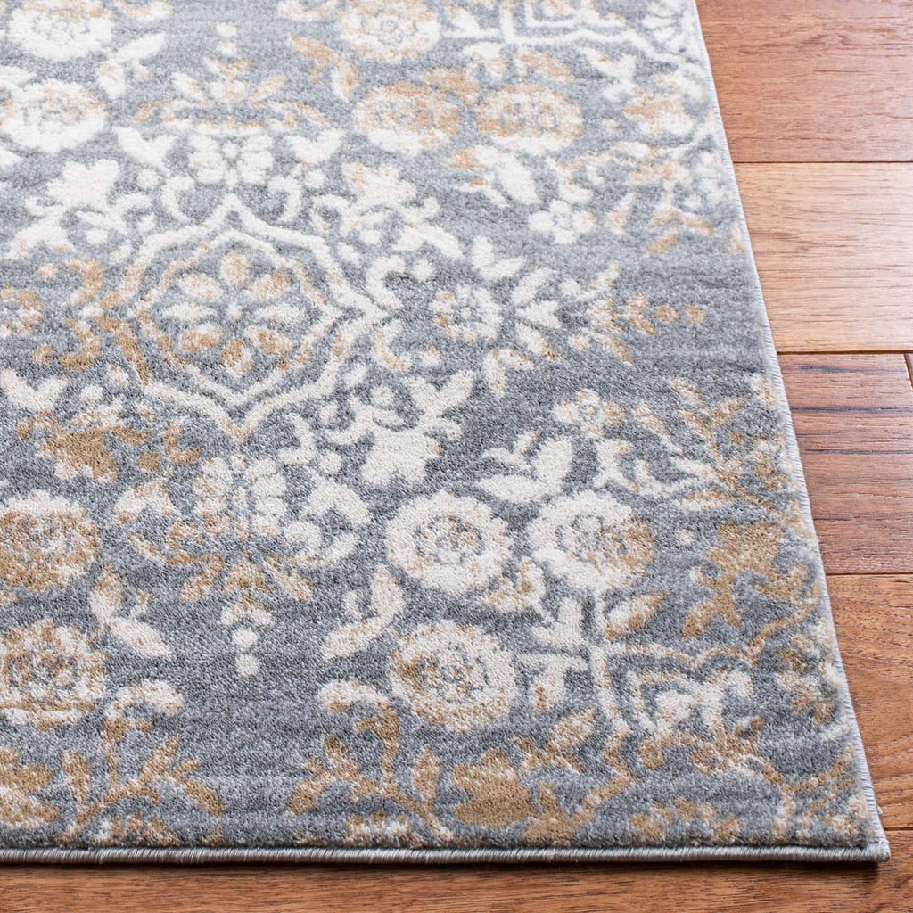 Martha Stewart Rug Collection: MSR0958G - Silver / Ivory