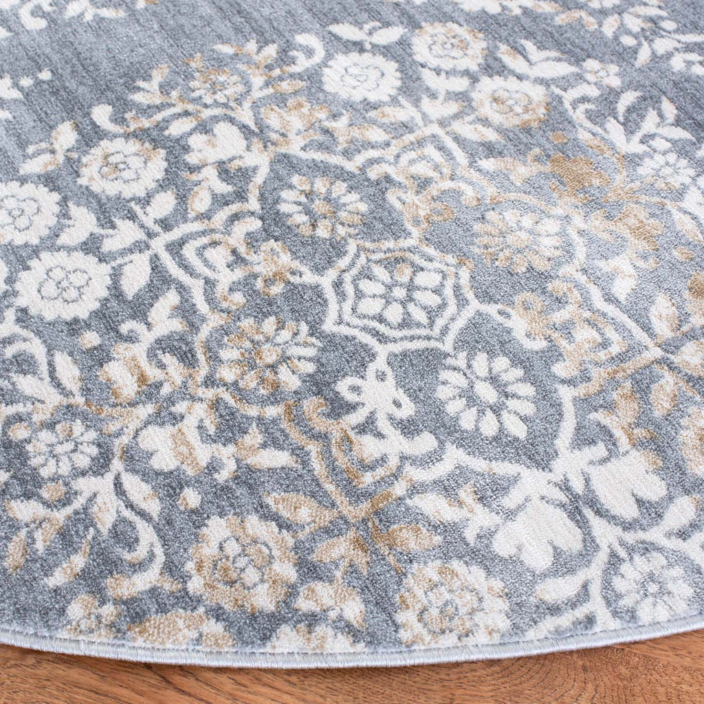 Martha Stewart Rug Collection: MSR0958G - Silver / Ivory