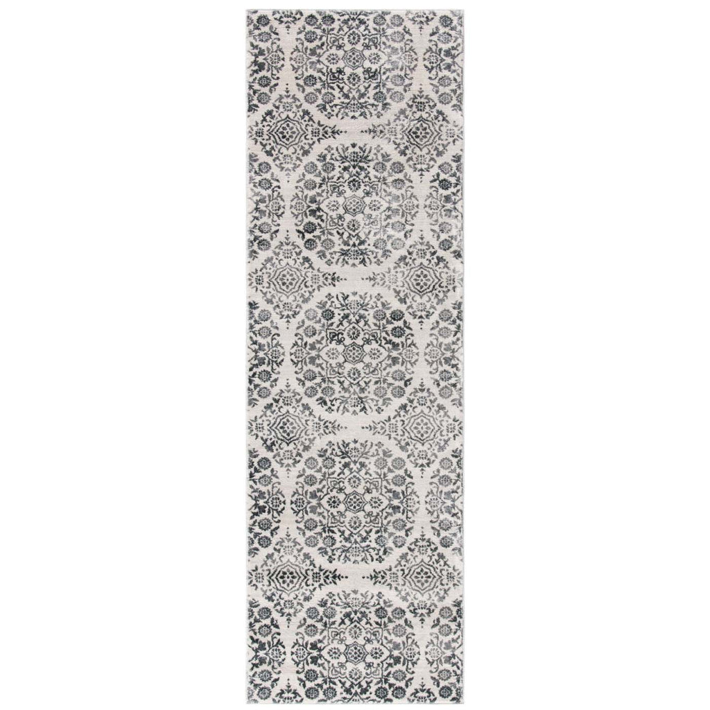 Martha Stewart Rug Collection: MSR0958H - Charcoal / Ivory