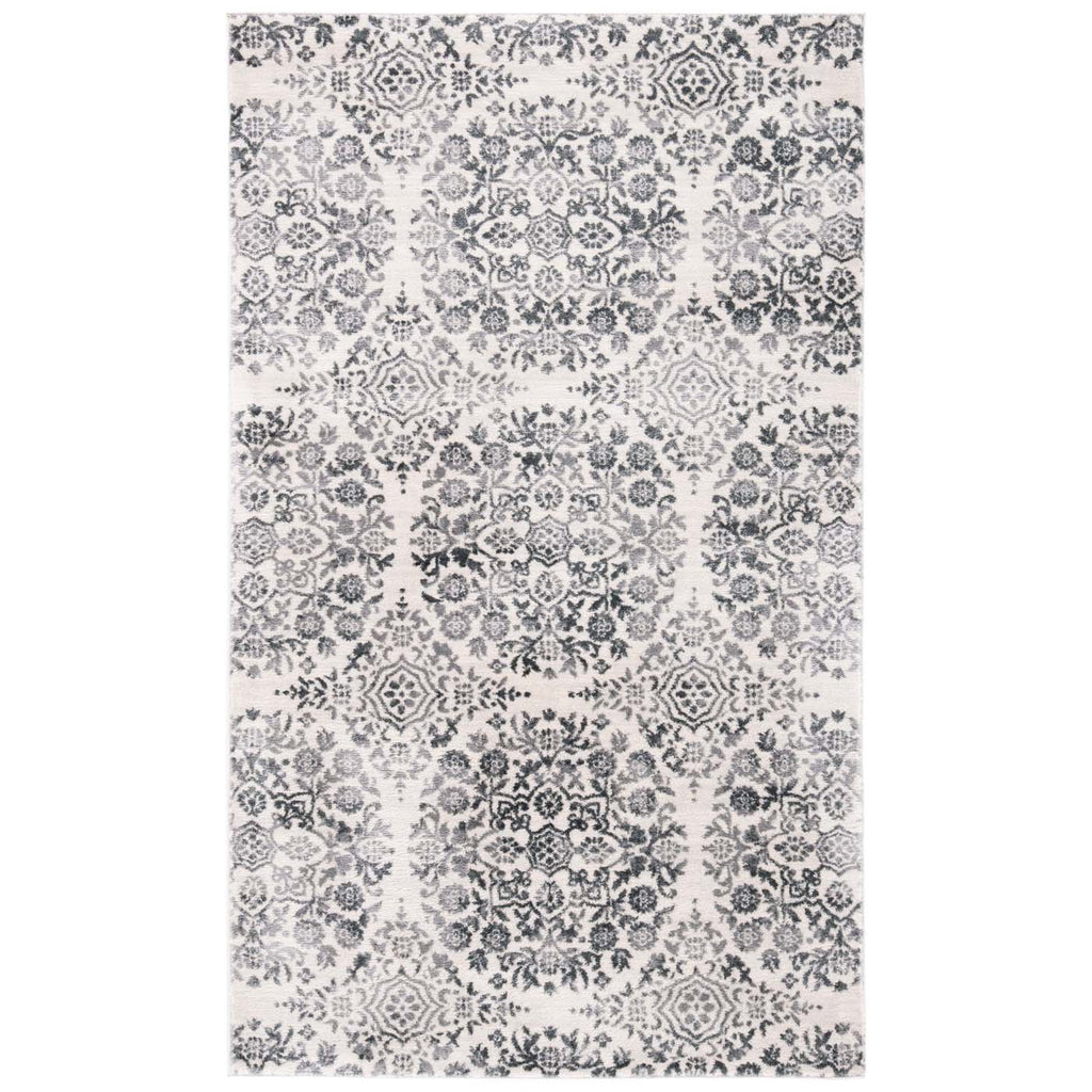 Martha Stewart Rug Collection: MSR0958H - Charcoal / Ivory