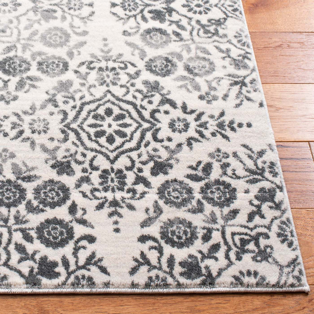 Martha Stewart Rug Collection: MSR0958H - Charcoal / Ivory