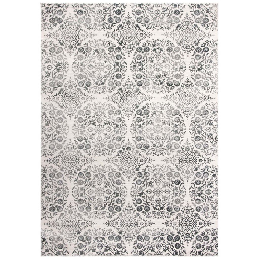 Martha Stewart Rug Collection: MSR0958H - Charcoal / Ivory