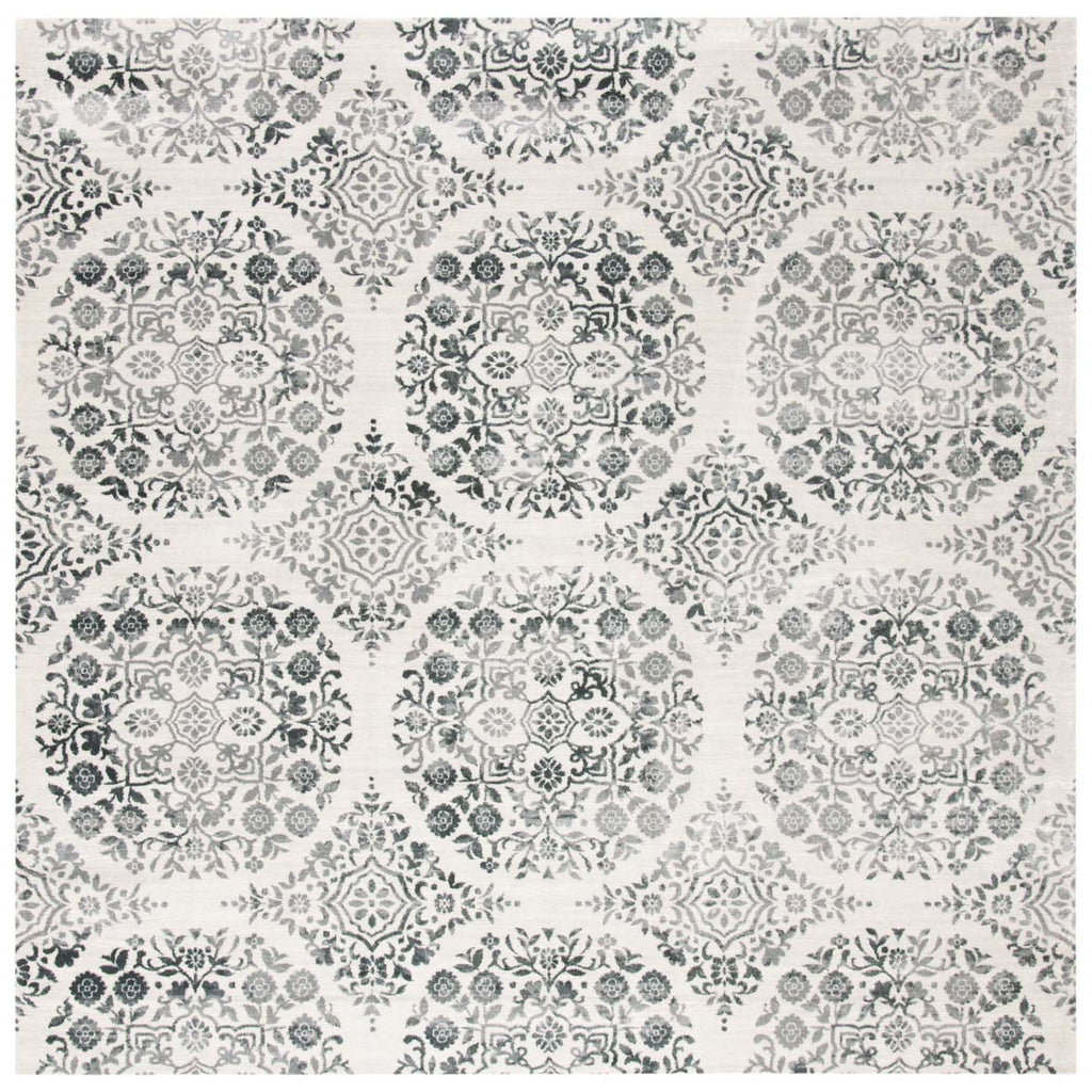 Martha Stewart Rug Collection: MSR0958H - Charcoal / Ivory