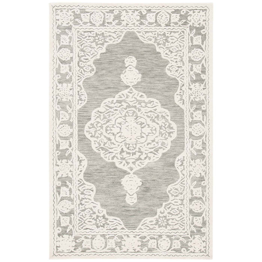 Martha Stewart Rug Collection: MSR275F - Grey / Ivory