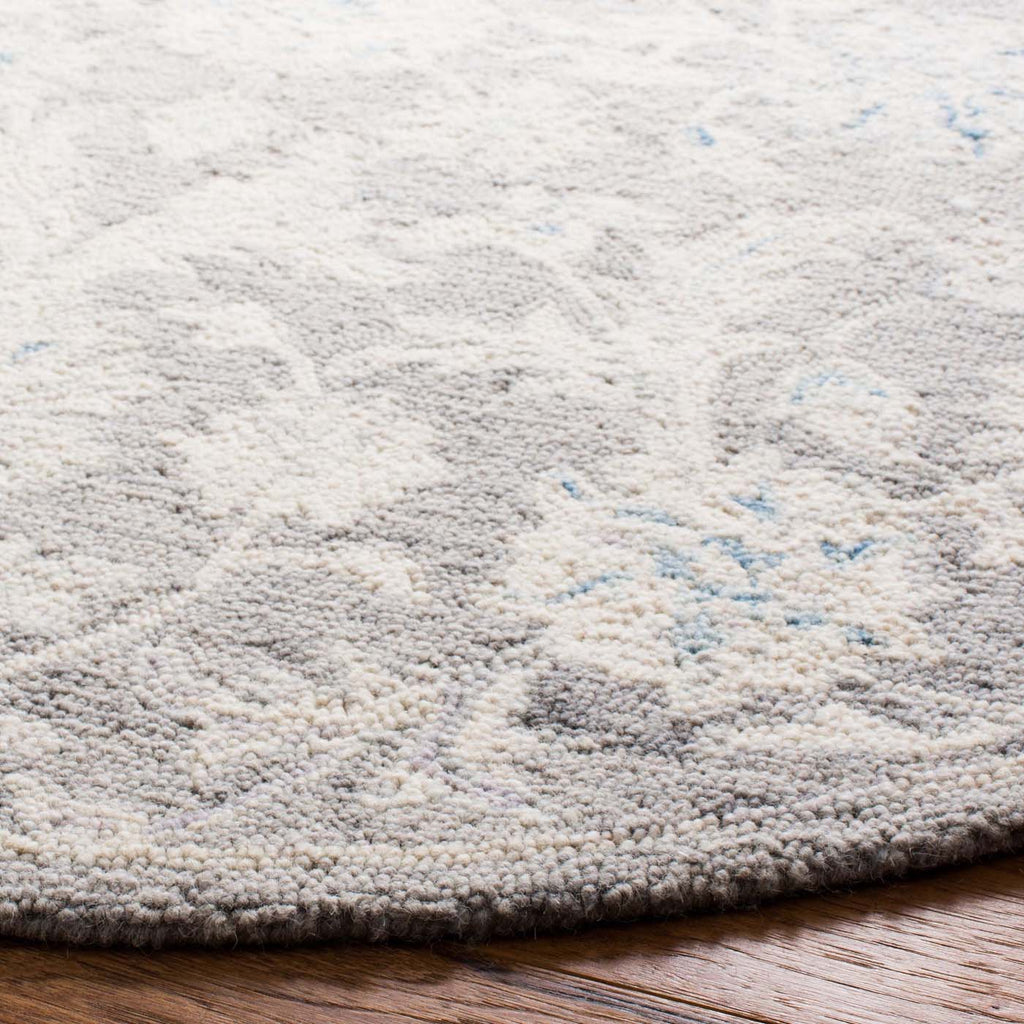 Martha Stewart Rug Collection: MSR3360F - Grey / Ivory