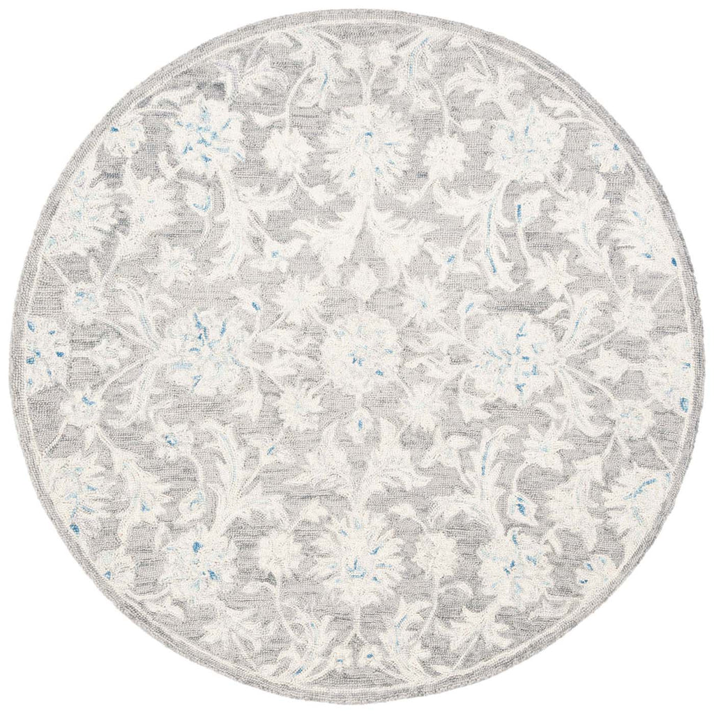 Martha Stewart Rug Collection: MSR3360F - Grey / Ivory