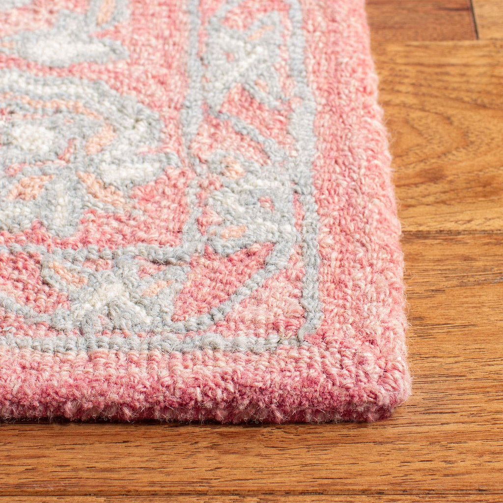 Safavieh Martha Stewart Rug Collection: MSR3370U-9 - Pink / Ivory