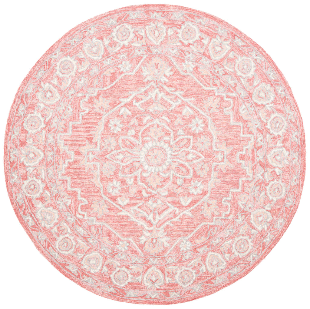 Safavieh Martha Stewart Rug Collection: MSR3370U-9 - Pink / Ivory