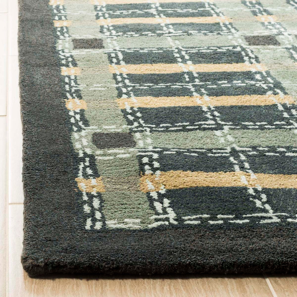 Martha Stewart Rug Collection MSR3613B - Wrought Irn Nvy