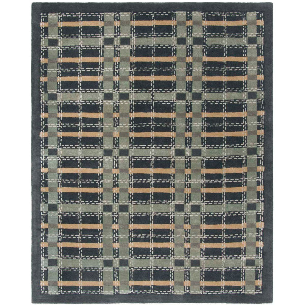 Martha Stewart Rug Collection MSR3613B - Wrought Irn Nvy