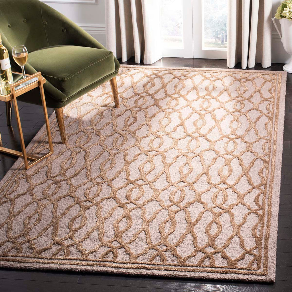 Martha Stewart Rug Collection MSR3822A - Brown / Bronze