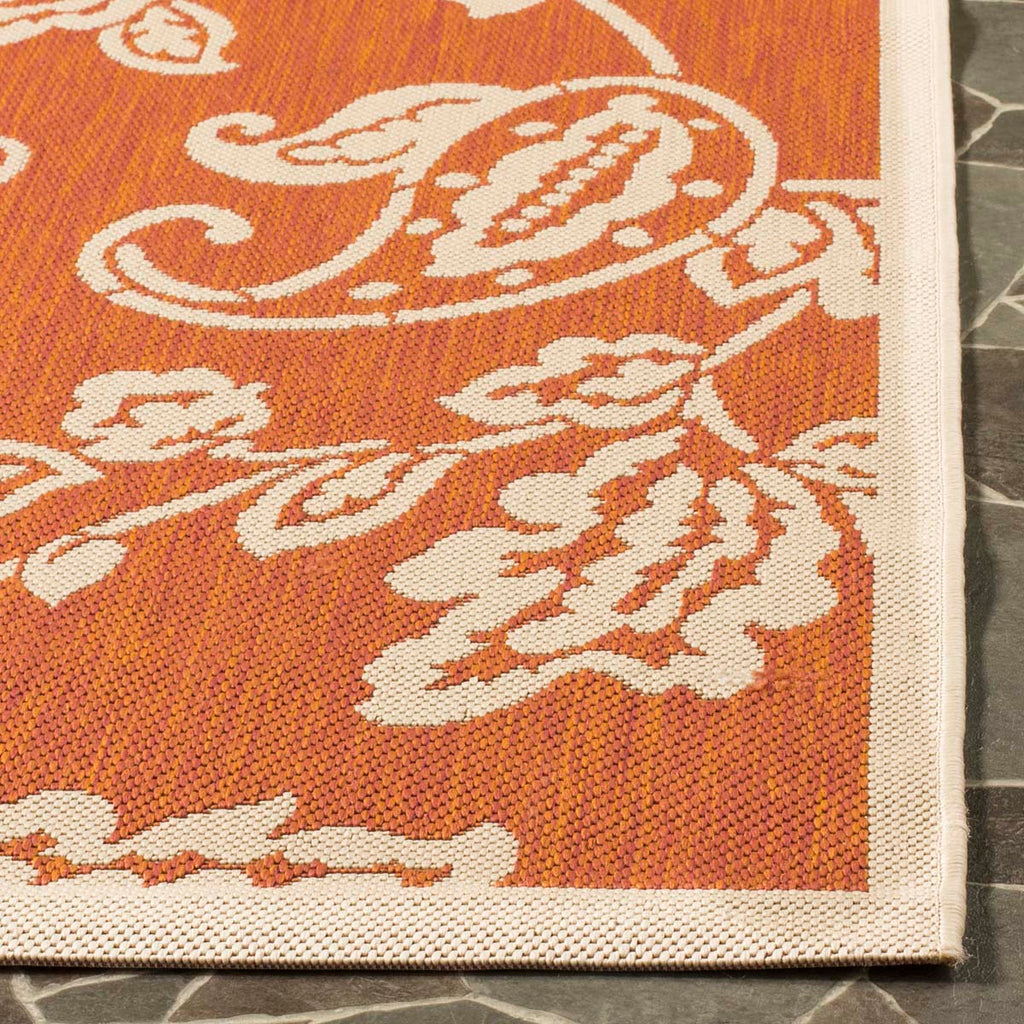 Martha Stewart Rug Collection MSR4182-23121 - Terracotta / Beige