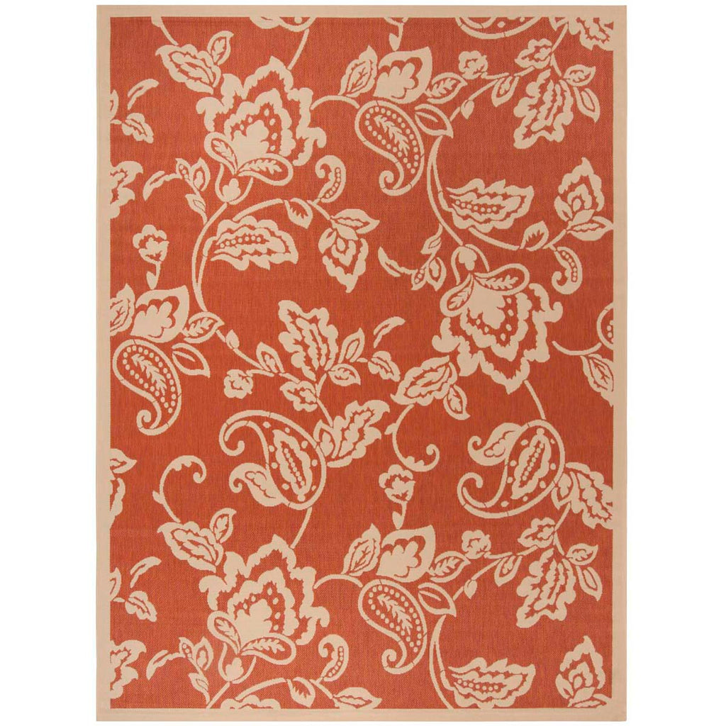 Martha Stewart Rug Collection MSR4182-23121 - Terracotta / Beige