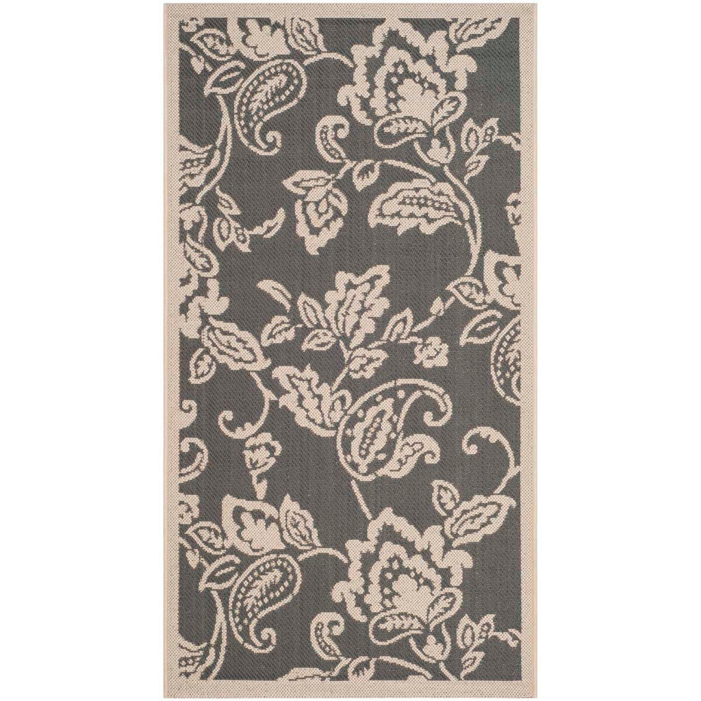 Martha Stewart Rug Collection MSR4182-23621 - Anthracite / Beige