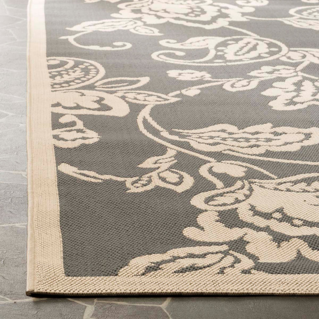 Martha Stewart Rug Collection MSR4182-23621 - Anthracite / Beige