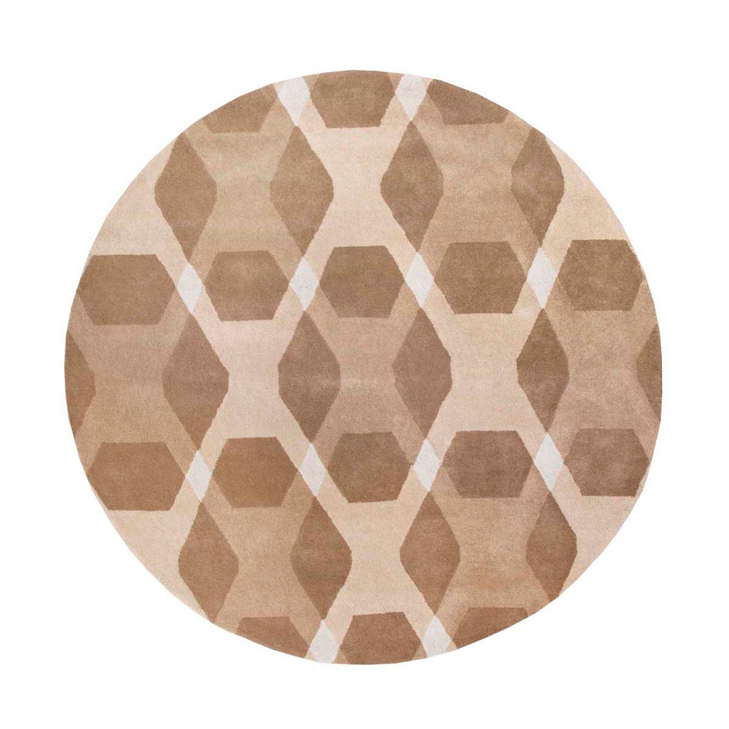 Martha Stewart Rug Collection MSR4558A - Beige / Multi