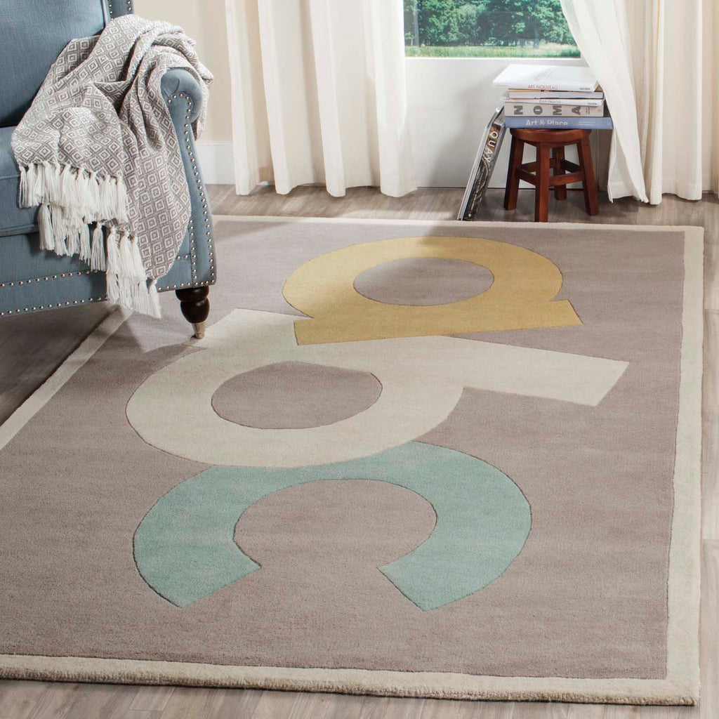 Martha Stewart Rug Collection: MSR4570A - Zinc