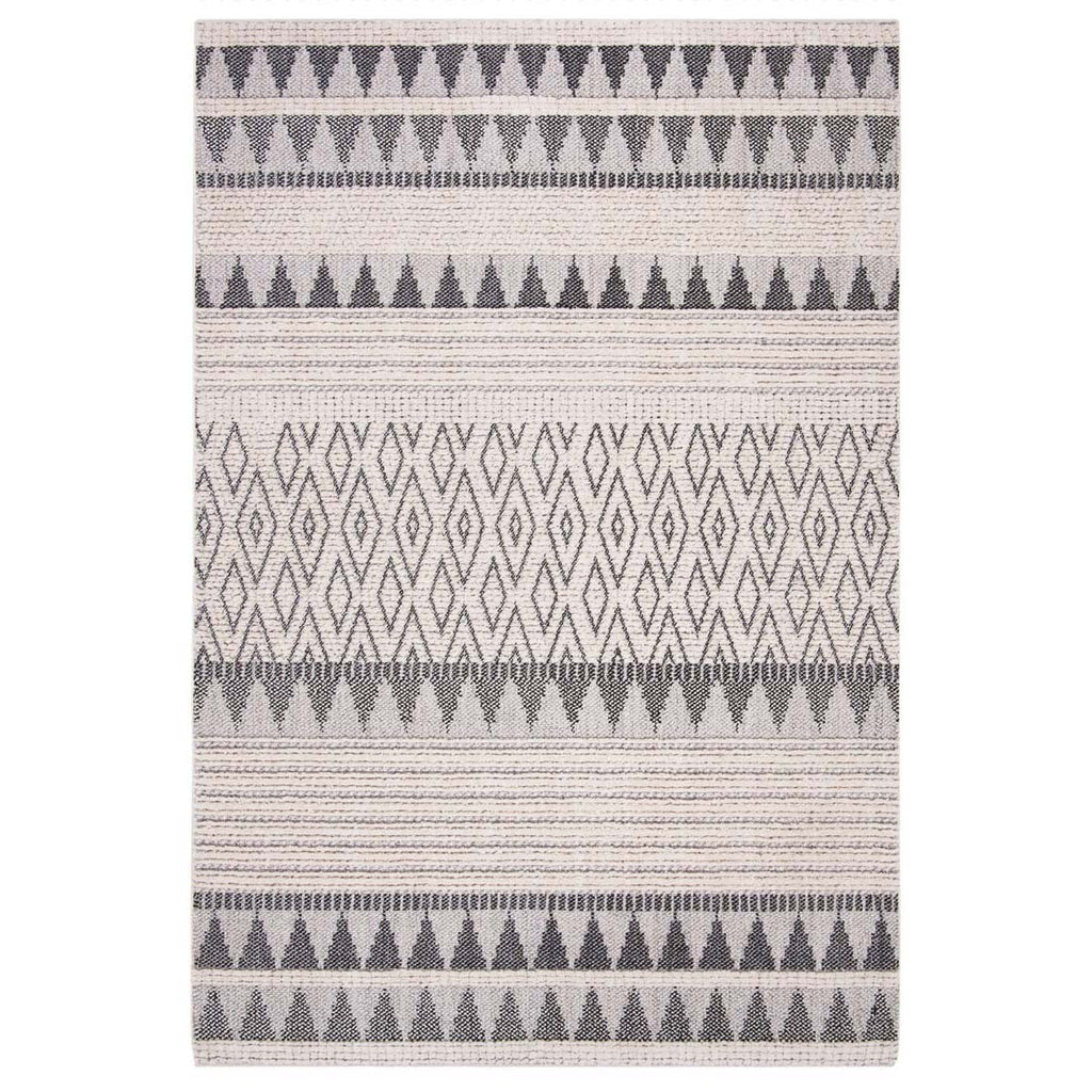 Martha Stewart Rug Collection MSR519A - Ivory / Charcoal