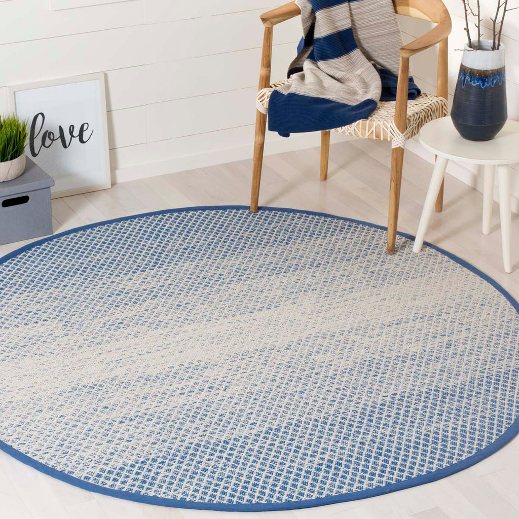 Safavieh Montauk Rug Collection MTK601B - Blue / Ivory