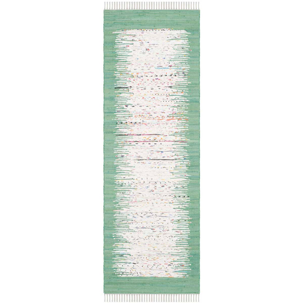 Safavieh Montauk Rug Collection MTK711D - Ivory / Sea Green