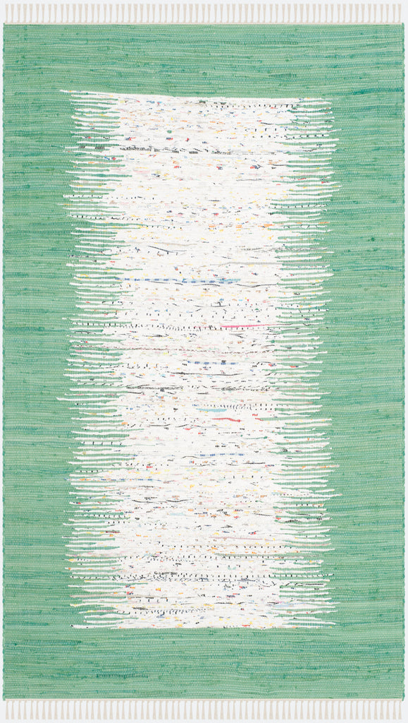 Safavieh Montauk Rug Collection MTK711D - Ivory / Sea Green