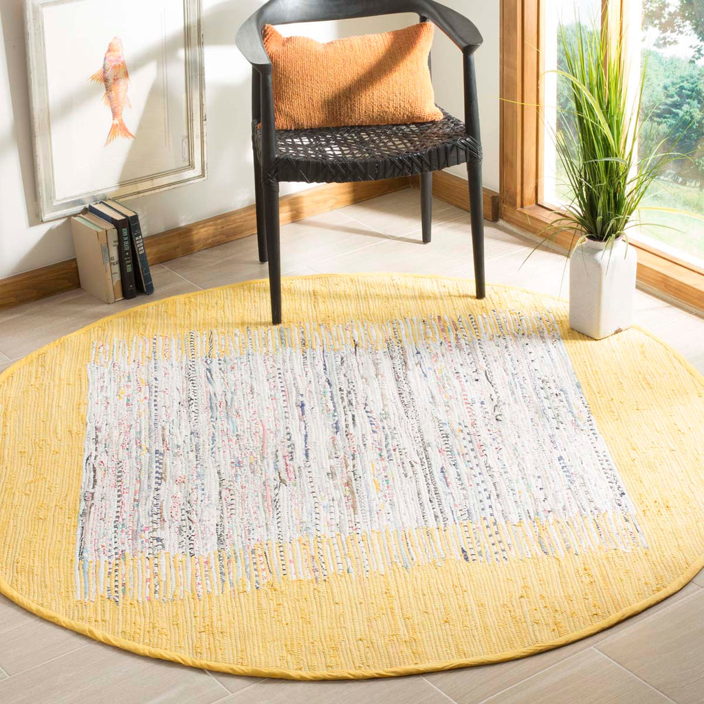 Safavieh Montauk Rug Collection MTK711Q - Ivory / Yellow