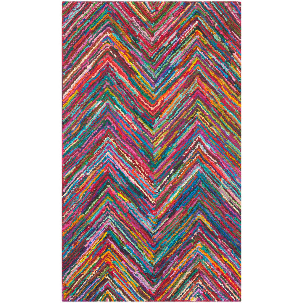 Safavieh Nantucket Rug Collection NAN141A - Pink / Multi