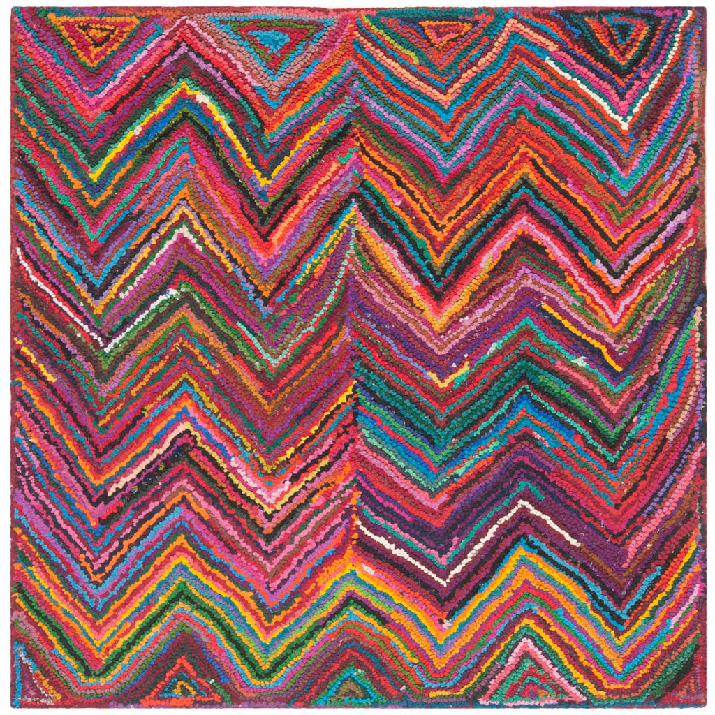 Safavieh Nantucket Rug Collection NAN141A - Pink / Multi